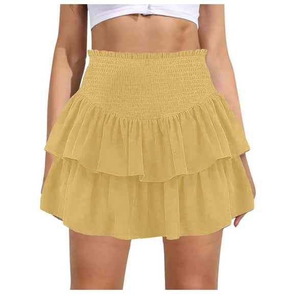 Women's Irregular Pleated Flared Skort With Built In Adult Skirts for Women plus Size Latex Mini Skirt Wrap Skirts Leather Pleated Skirt Poodle Skirts for Women Rhinestone Fringe Skirt Plaid Midi