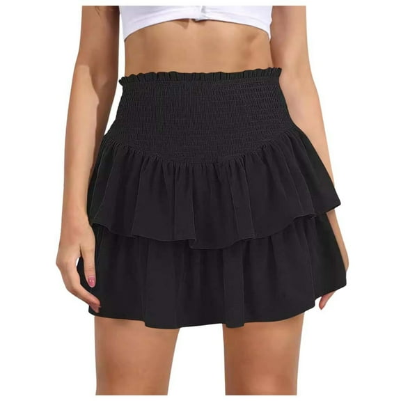 Women's Irregular Pleated Flared Skort With Built In Adult Skirts for Women plus Size Latex Mini Skirt Wrap Skirts Leather Pleated Skirt Poodle Skirts for Women Rhinestone Fringe Skirt Plaid Midi