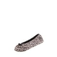 thumbnail image 1 of Women's Isotoner Satin Ballerina Cheetah XL M, 1 of 6