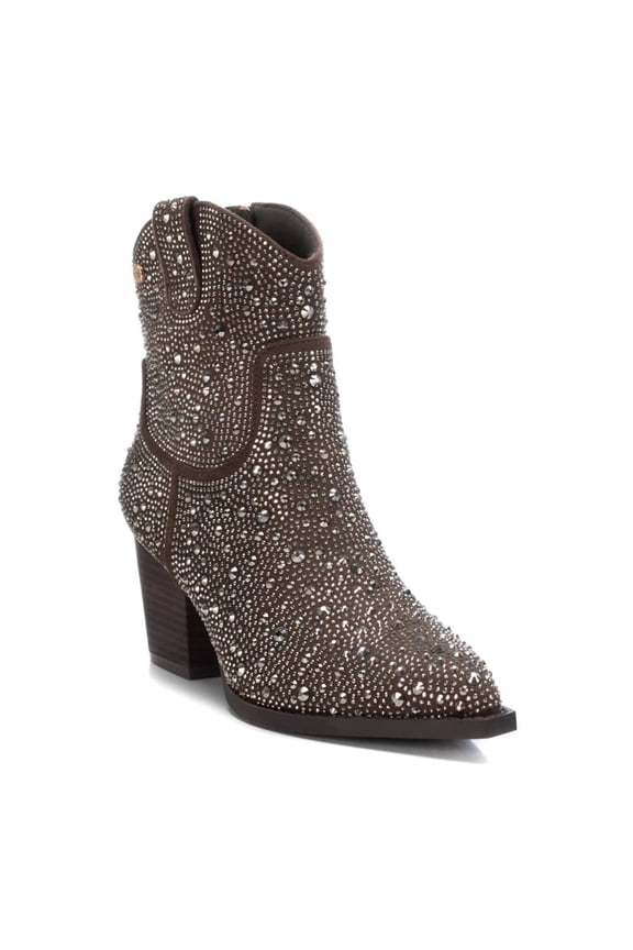 Women's Italian Western Booties By XTI 141723 Taupe