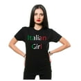 thumbnail image 1 of Women's Italy Shirt Italian Girl T-Shirt Italy Flag Colors Shirt Italian Mom Shirt, 1 of 6