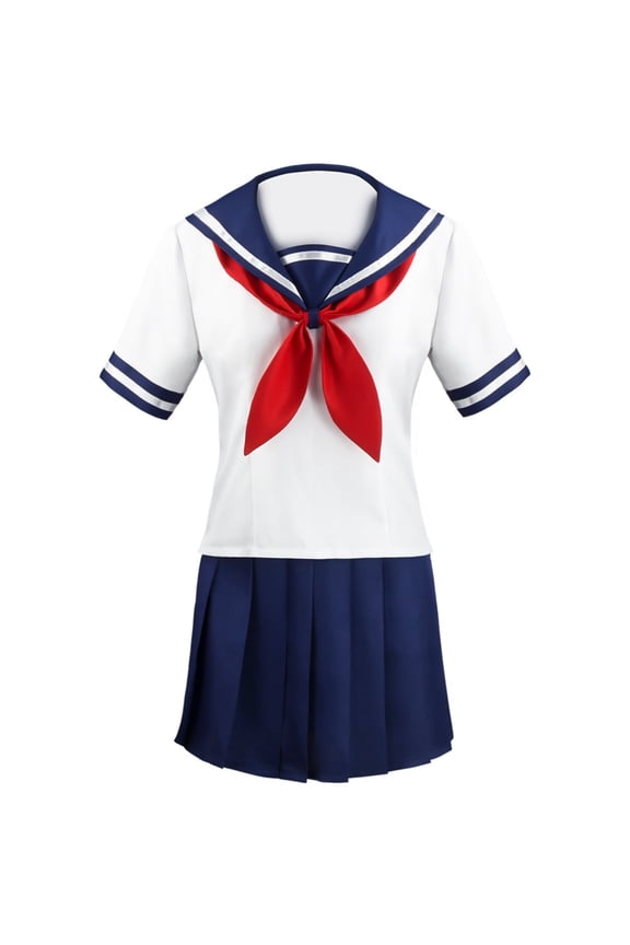 Women‘s JK Style School Uniform Outfit Japanese Academy Fashion Cute Dress Set