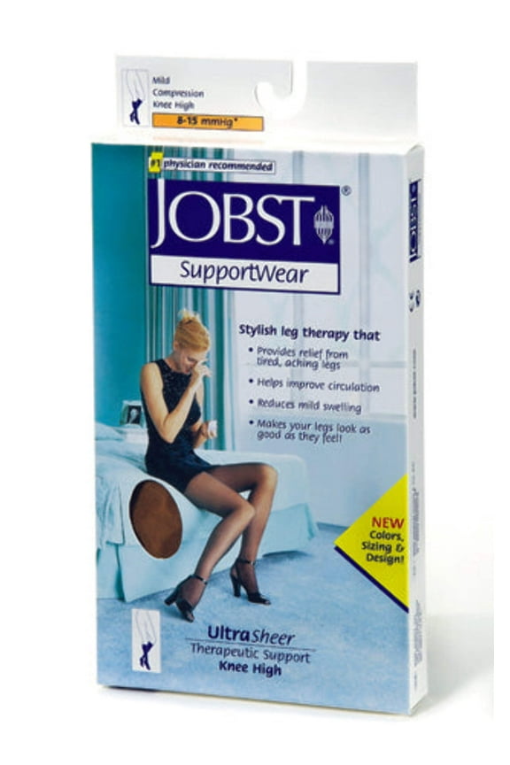 Women's JOBST ULTRASHEER THIGH HIGH - Silky Beige - X-Large Plus