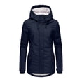 thumbnail image 1 of Women's Down Jacket Deals! Verugu Women's Winter Thicken Puffer Coat Outdoor Plus Size Ski Jackets with Faux Fur Hood Winter Warm Outwear Overcoat Plush Trench Jacket Coats Blue 3XL, 1 of 6