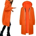 thumbnail image 1 of Women's Jackets Casual Warm Hooded Zip-Up Coat Lightweight Comfortable Outerwear for Winter Fashion, 1 of 8