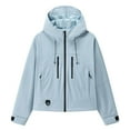 thumbnail image 1 of Women's Lightweight Jacket Casual Thin Breathable Solid Color Summer Sunscreen Outerwear Coat, 1 of 3
