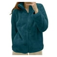 thumbnail image 1 of Women's Jackets - Solid Color Zip Up Cozy Outerwear for All Seasons, 1 of 1