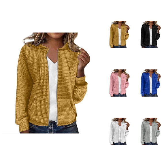 Women's Jackets Womens Fall Jackets Women's Lightweight Linen Blend Jacket - Relaxed Fit Casual Summer Transition Coat, Breathable Outerwear