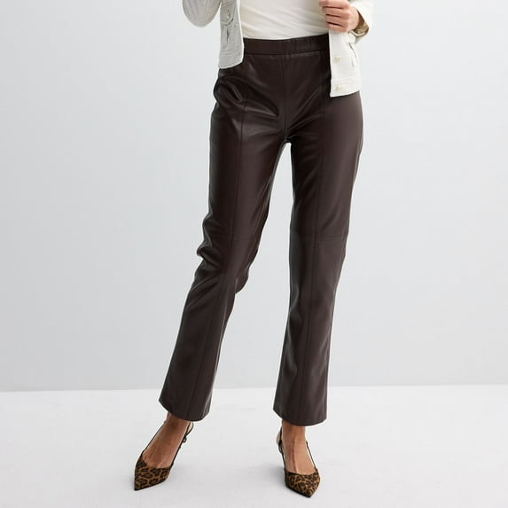 Women's Jaclyn Smith Pull-On Pants Color: Brown Size: X LARGE