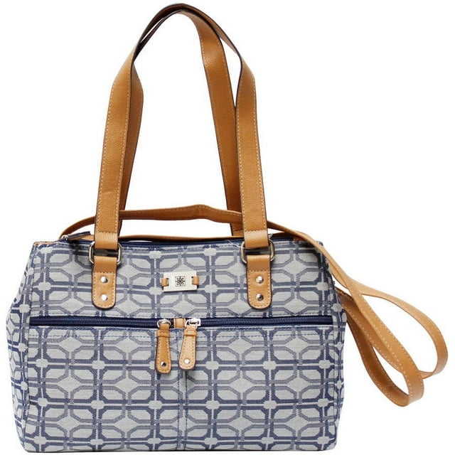Women's Jacquard Satchel Handbag