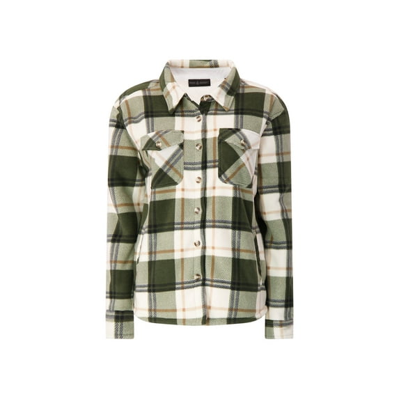Women's Jacqueline Long Sleeve Plaid Shirt Jacket