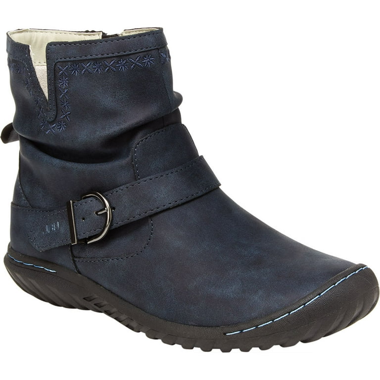 JBU by Jambu Womens Dottie Vegan Leather Short Ankle Boots Walmart