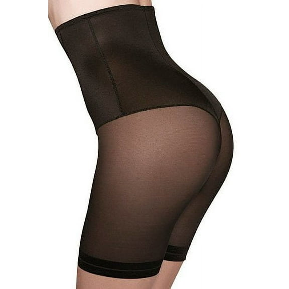 Women's Janira 31121 Secrets High Waist Firm Control Thigh Slimmer (Black S)