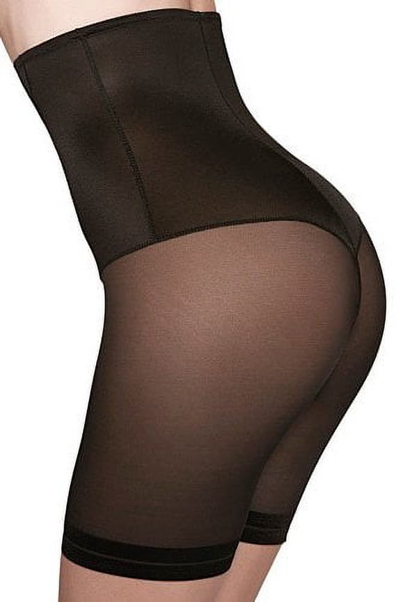Women's Janira 31121 Secrets High Waist Firm Control Thigh Slimmer (Black S)