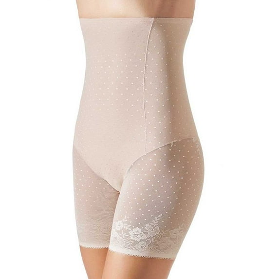Women's Janira 31532 Secrets Lace High Waist Firm Control Thigh Slimmer (Dune L)
