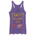 thumbnail image 1 of Women's Jaws Amity Island Population  Racerback Tank Top, 1 of 3
