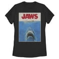 thumbnail image 1 of Women's Jaws Retro Distressed Poster  Graphic T-Shirt, 1 of 4
