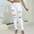 thumbnail image 1 of Women's Jeans High Rise Bootcut Fashion Summer Solid Casual Pocket Buton Zipper Long Jeans Pants, 1 of 9