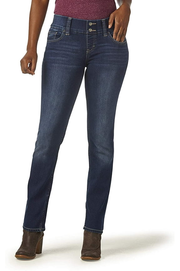 Women's Jeans Petite Pull-On Stretch 10P