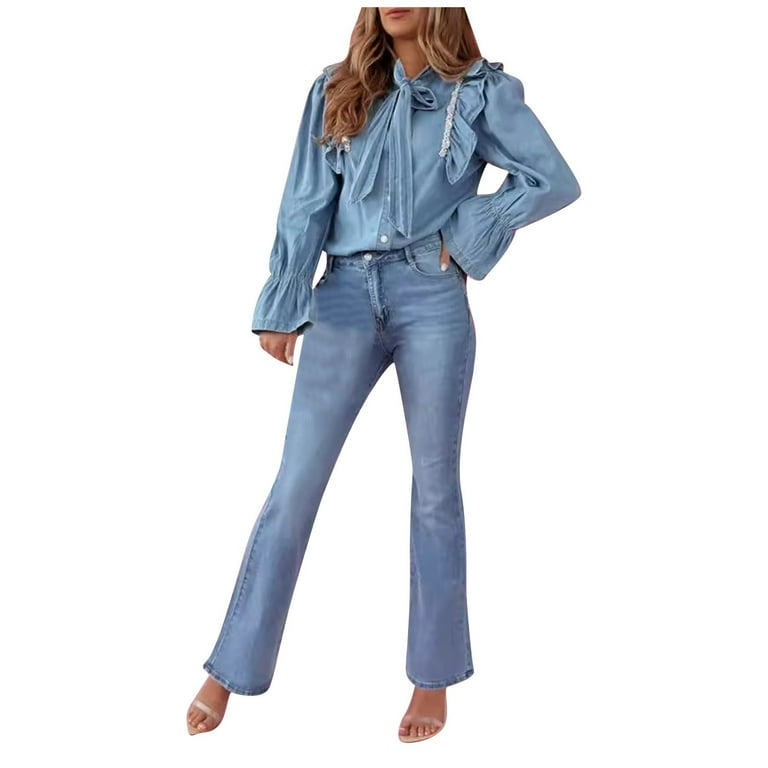 Size 18 flare jeans sales