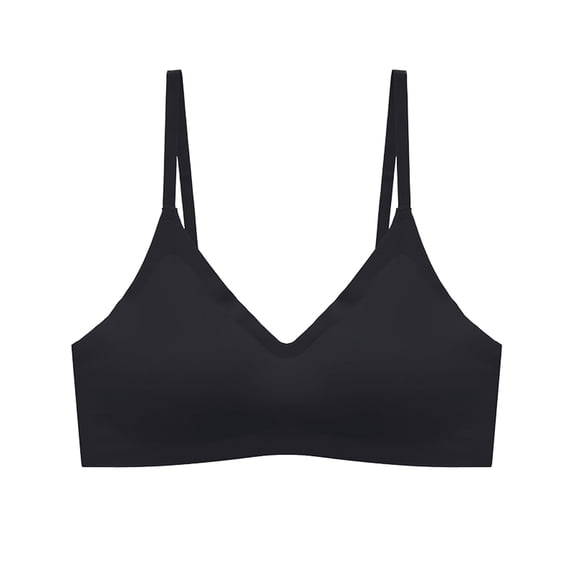 Women’s Jelly Bras Wireless Seamless Push up Bra Supportive Deep V Bralette Everyday T-Shirt Bras