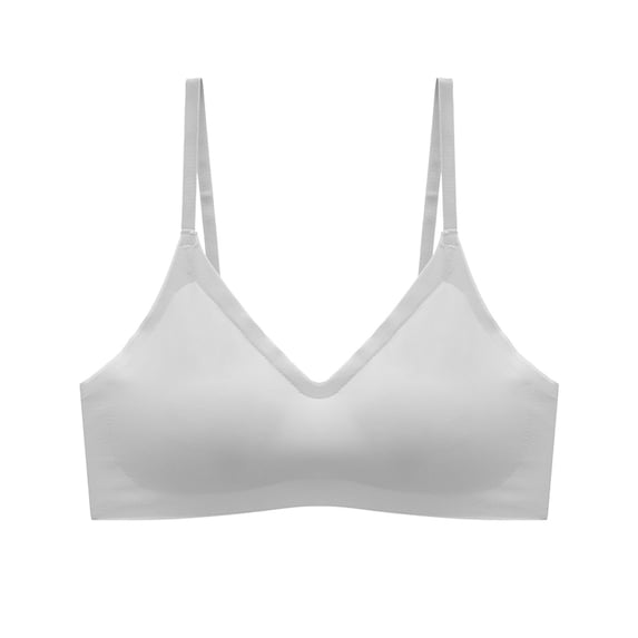 Women’s Jelly Bras Wireless Seamless Push up Bra Supportive Deep V Bralette Everyday T-Shirt Bras