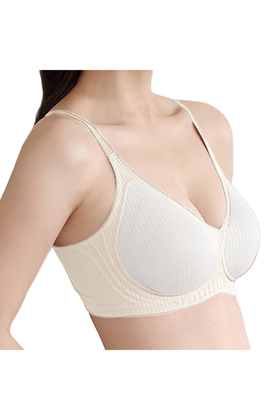 Women's Jelly Glue Lift Up Soft Support Seamless Push Up Side Retraction Semi Fixed Cup Bra Comfortable, Good Support, Available in Multiple Sizes