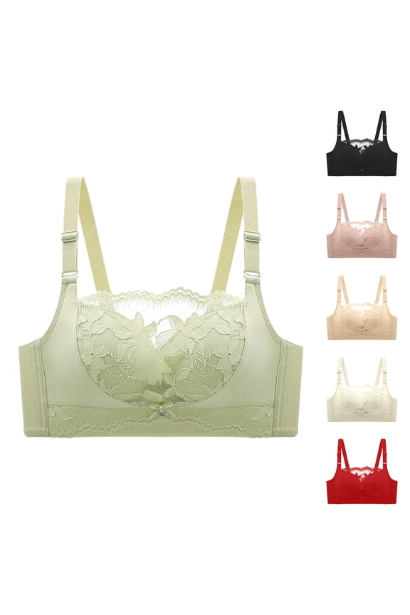 Women's Jelly Soft Support Bra Seamless Wireless Lingerie, Bare Sensation Invisible Underwear, Side Smoothing Adjustable Vest, Ultra Soft Thin Bralette, Zero Feel Daily Top