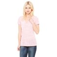 thumbnail image 1 of Women's Jersey Deep V-Neck Short Sleeve T-Shirt, 1 of 3