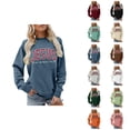 thumbnail image 1 of Women's Jesus Sweatshirt 2025 Long Sleeve Crewneck Jesus The Way The Truth The Life Christian Sweat Shirts Pullover Top, 1 of 4