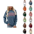 thumbnail image 1 of Women's Jesus Sweatshirt 2026 Fall Winter Crewneck Bible Verse Christian Sweat Shirts Pullover Top, 1 of 4