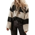 thumbnail image 1 of Women's Jet Stream Colorblock Loose Pullover Sweater, 1 of 7