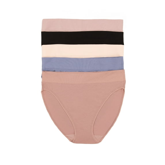 Pima Cotton Hi-Cut Underwear 5-Pack