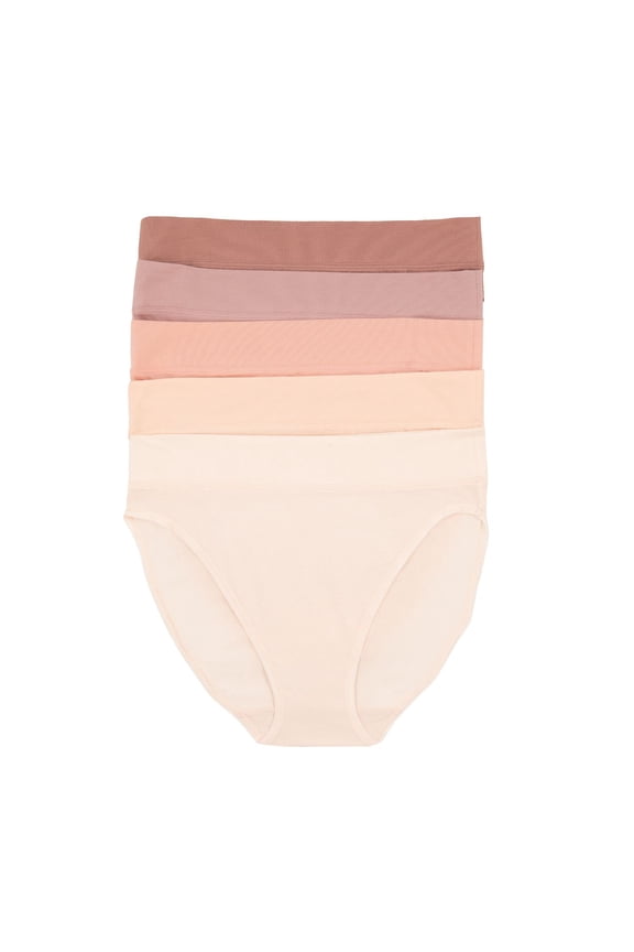 Pima Cotton Hi-Cut Underwear 5-Pack