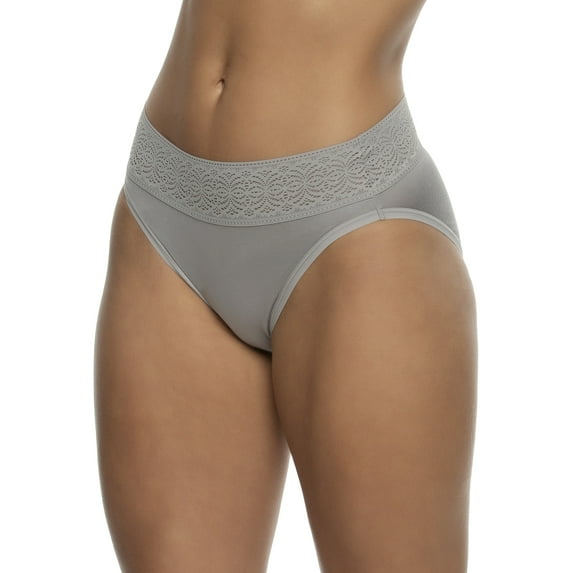 Serene Modal & Lace Hi Cut Panty | Felina | Women's Underwear
