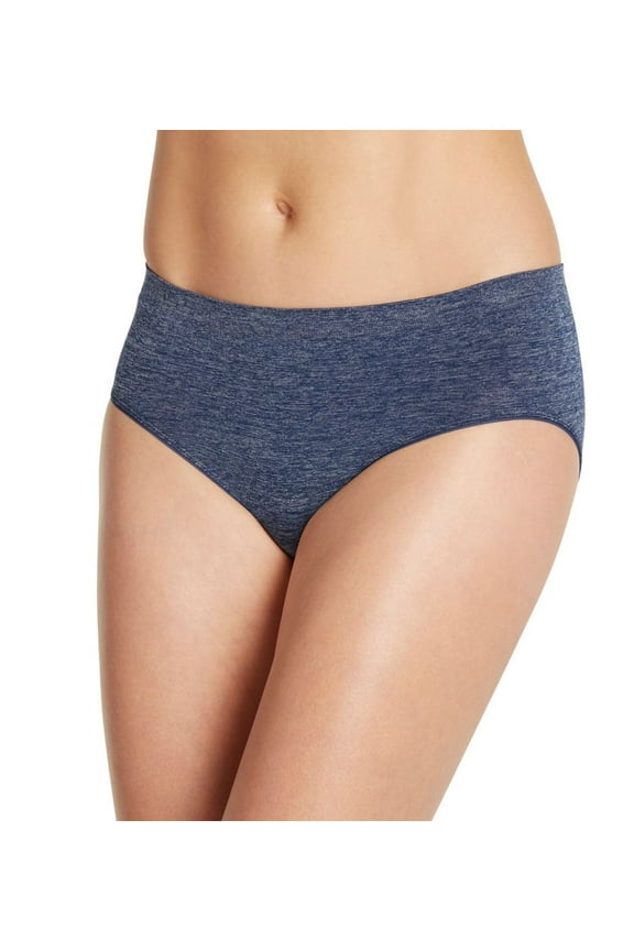 Women's Jockey 2187 Smooth & Shine Hipster Panty (Just Past Midnight 9)