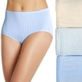 thumbnail image 1 of Women's Jockey® 3-pk. Supersoft Breathe Brief Panties Set 2373 Color: Geo Line Asst Size: 6, 1 of 4