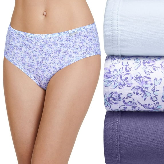 Women's Jockey® Elance 3-Pack Hipster Panty Set 1488 Color: Boquet Bloom Size: 6