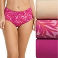 thumbnail image 1 of Women's Jockey® No Panty Line Promise® 3-Pack Hip Brief Panty Set 1772 Color: Bold Palm Size: 7, 1 of 4