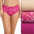 thumbnail image 1 of Women's Jockey® No Panty Line Promise® 3-Pack Hip Brief Panty Set 1772 Color: Bold Palm Size: 9, 1 of 4