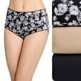thumbnail image 1 of Women's Jockey® No Panty Line Promise® 3-Pack Hip Brief Panty Set 1772 Color: Poppy Asst Size: 9, 1 of 4