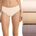 thumbnail image 1 of Women's Jockey® Seamfree® 3-pk. Hi-Cut Panty 4392 Color: Cosmetic Multi Size: X LARGE, 1 of 4