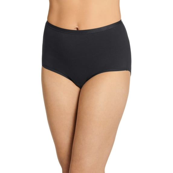 Jockey Women's Worry Free Cotton Stretch Moderate Absorbency Brief