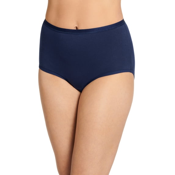 Jockey Women's Worry Free Cotton Stretch Moderate Absorbency Brief