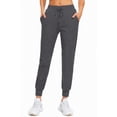 thumbnail image 1 of MASKERT Women's Joggers Pants-Athletic Running with Pockets Tapered Casual Workout Pants Dark Gray （Size XS-XXXL）, 1 of 10