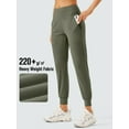 thumbnail image 1 of Women's Joggers Pants Lightweight Athletic Leggings High Waisted Tapered Lounge Pants for Workout, Yoga, Running Army Green S, 1 of 7