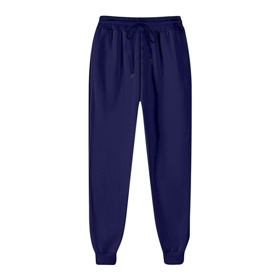 Women's Joggers Pants Lightweight Running Sweatpants with Pockets Athletic Tapered Casual Pants for Workout,Lounge Dark Blue M