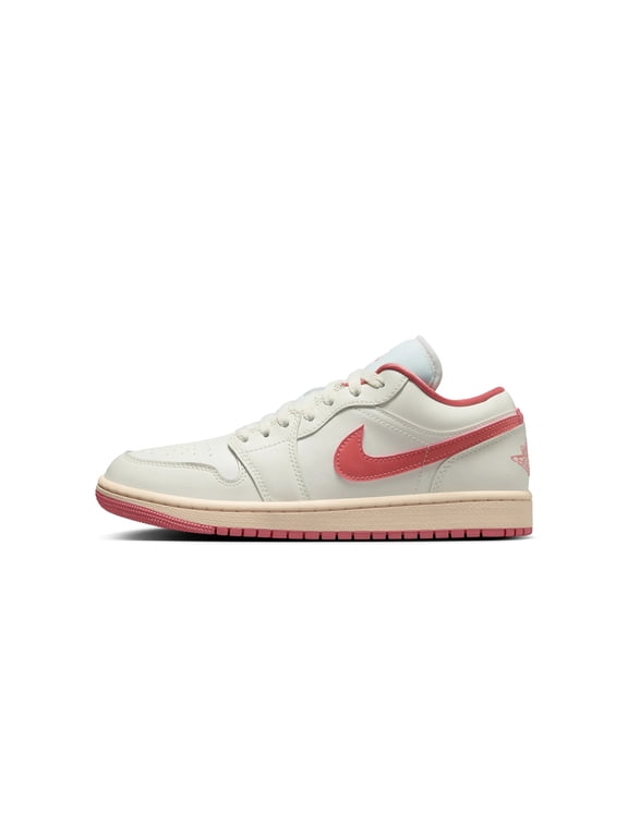 Women's Jordan 1 Low Sail/Pink Salt-Guava Ice (DC0774 109) - 8.5