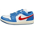 thumbnail image 1 of Women's Jordan 1 Low Sport Blue/Gym Red-White-Sail (DC0774 416) - 9, 1 of 5
