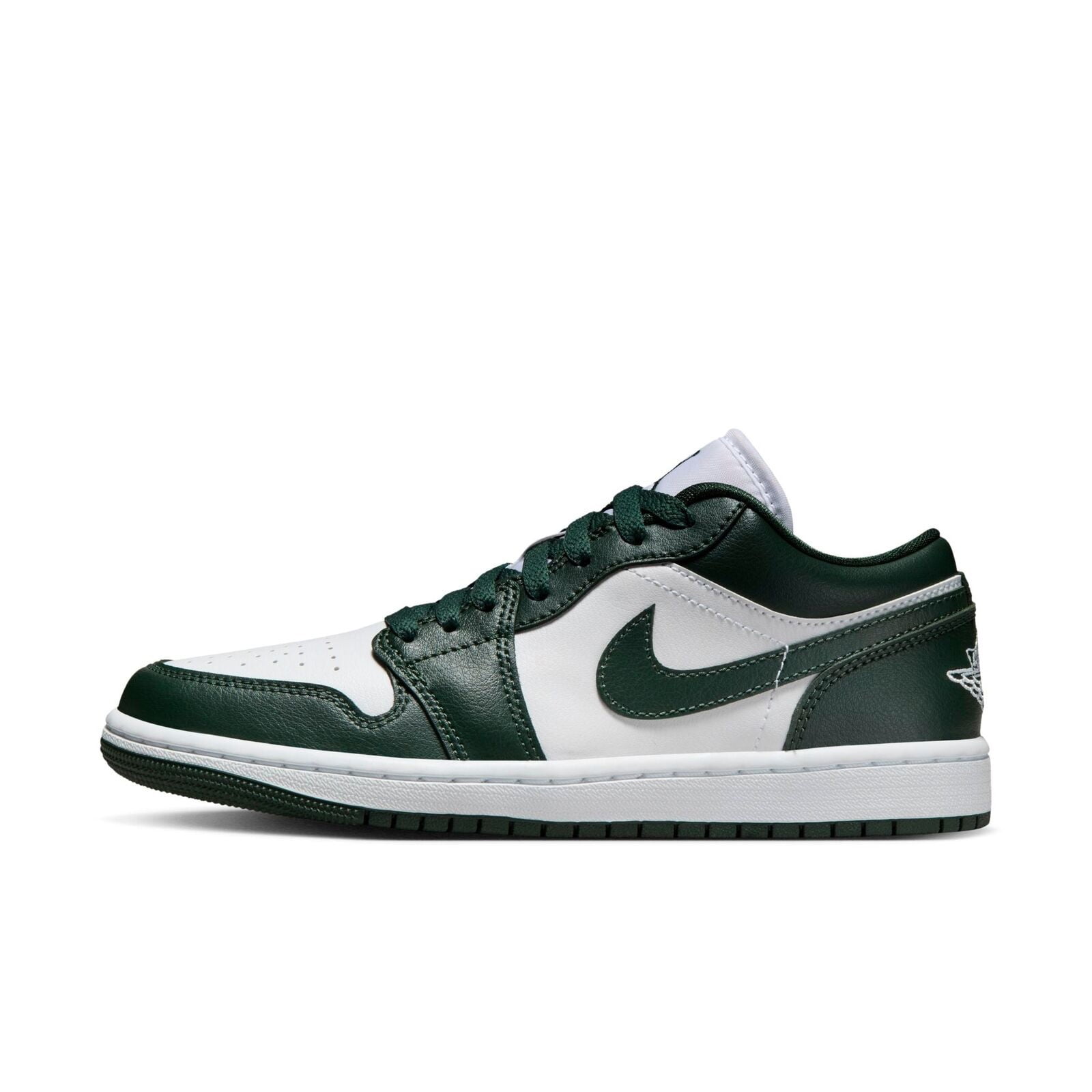 Women's Jordan 1 Low White/Galactic Jade (DC0774 113) - 5